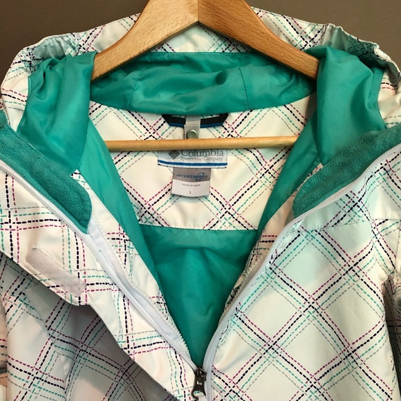 Columbia Interchange jacket White Purple Large - Picture 6 of 12